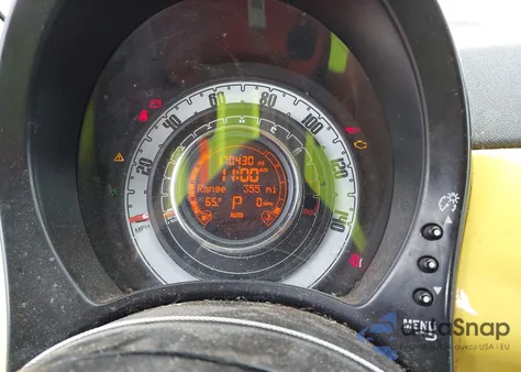 2013 Fiat 500 Pop z USA, uszkodzony, nr VIN 3C3CFFAR5DT534863